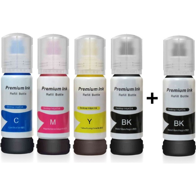 YB Epson Muadil Mürekkep 103 5 Adet 4 Renk - L1110, L3150, L3160 - Siyah - Mavi - Kırmızı - Sarı Diğer Fiyatı