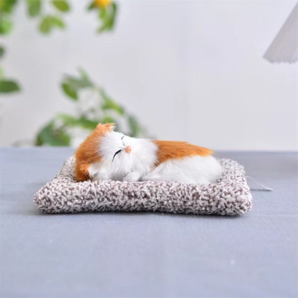 YBLTD Sevimli Kedi Peluş Oyuncak Süsleri Tüylü Yavru Kedi Yenilik Süslemeleri (Yurt Dışından) - Beyaz Oto Boyaları Fiyatı