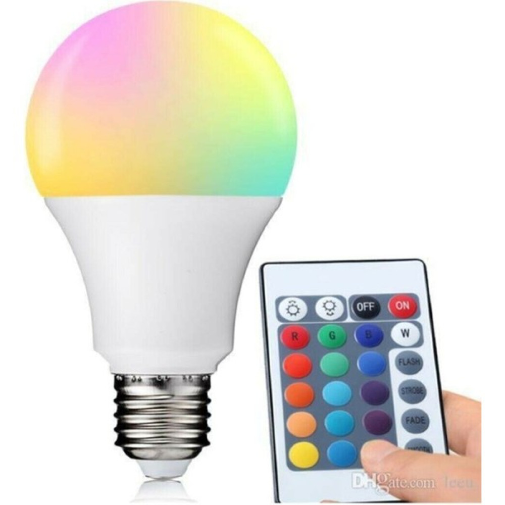 YDGR Uzaktan Kumandalı Renk Değiştiren Ampul Rgb 9W Beyaz Dahil 16 Renkli - 60 - 70 W Led Aydınlatmalar Fiyatı