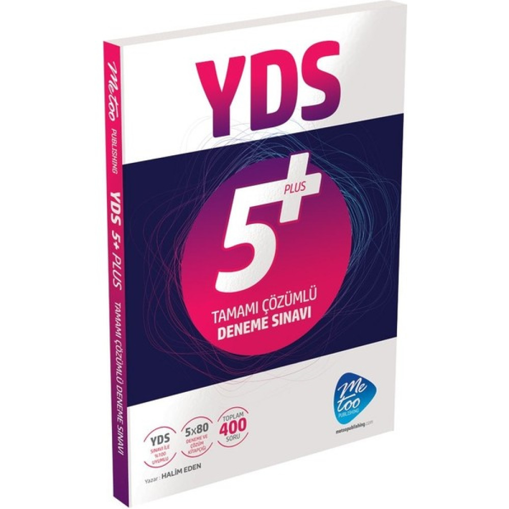 Yds 5 Plus Tamamı Çözümlü Deneme Sınavı Kaynak Kitapları Fiyatı