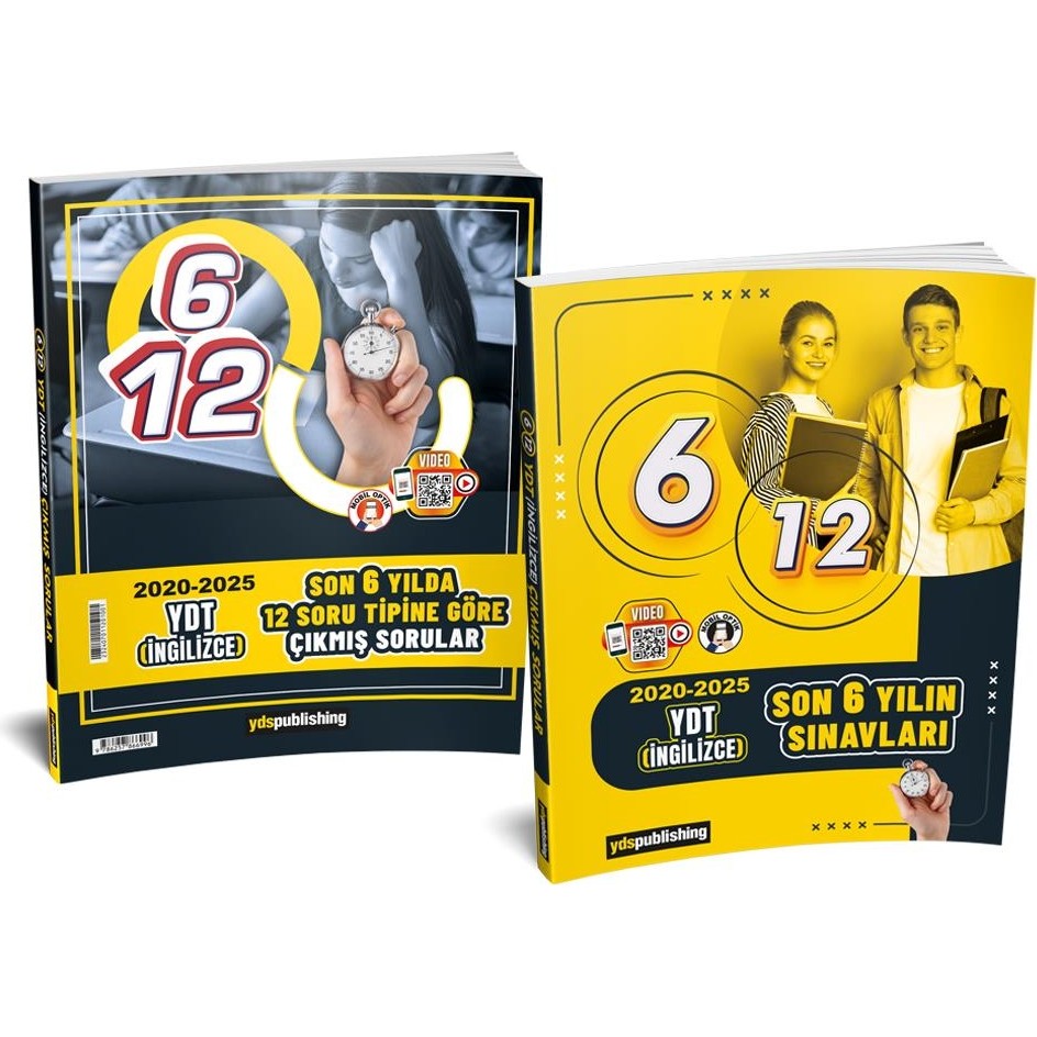 YDS Publishing 6&12 Ydt Çıkmış SORULAR(2020-2025) Diğer Fiyatı
