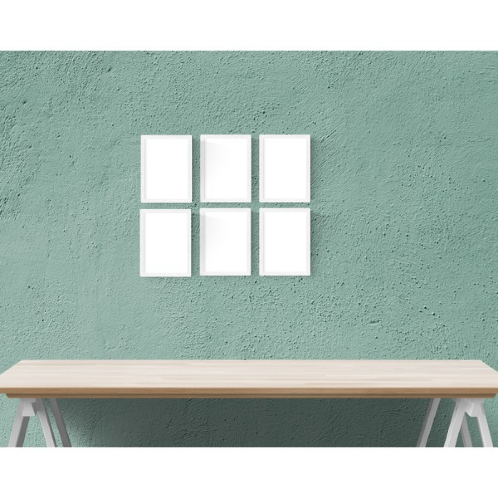 Yed Frame - 6'lı 15X21 Resim Çerçeve Seti - Beyaz Resim & Fotoğraf Çerçevesi Fiyatı