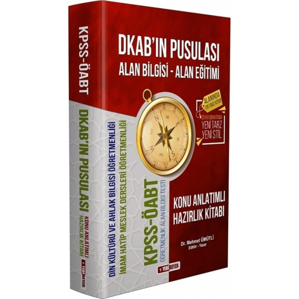 Yedi Beyza Yayınları ÖABT 2020 DKAB'ın Pusulası Din Kültürü ve Ahlak Bilgisi Hazırlık Ders Sınav Kitapları Fiyatı