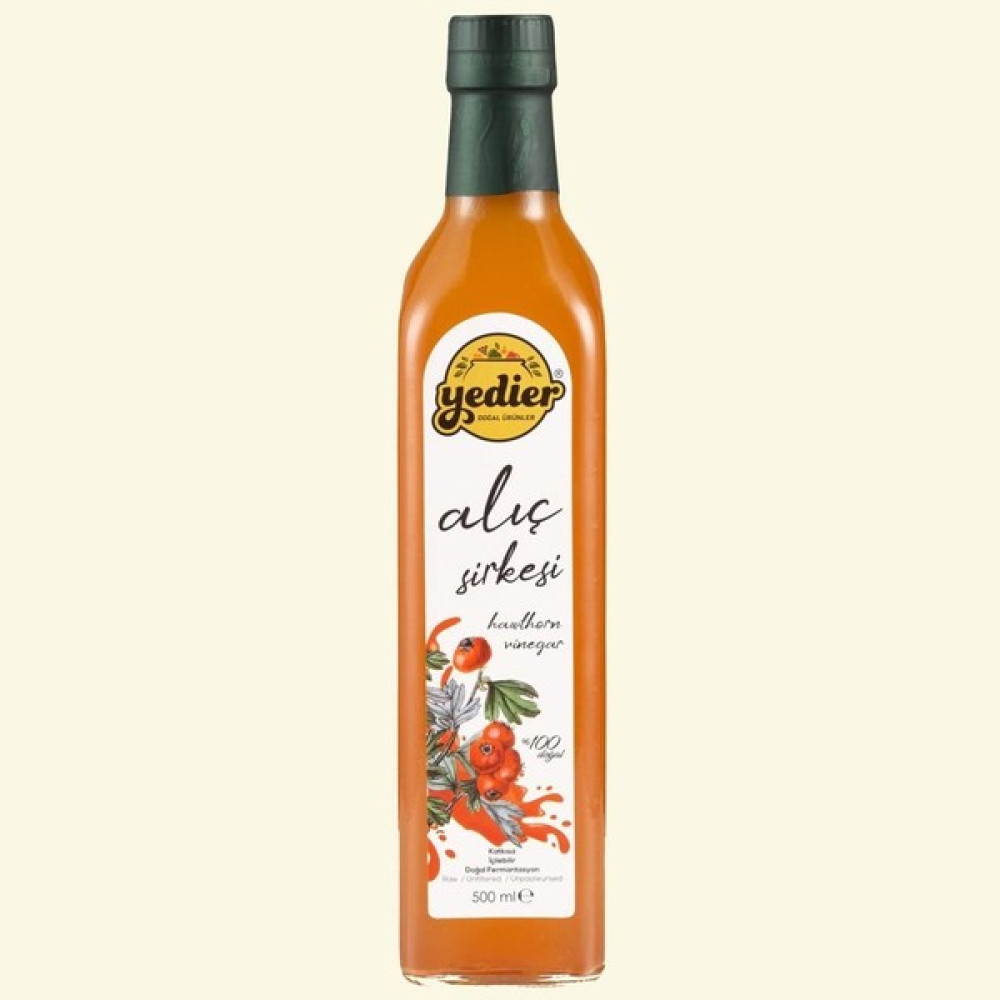 Yedier Içilebilir Doğal Fermantasyon Katkısız Alıç Sirkesi 500ML - 500 ml Sos Fiyatı