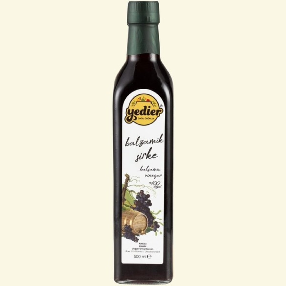 Yedier Içilebilir Doğal Fermantasyon Katkısız Balzamik Sirke 500ML - 500 ml Sos Fiyatı