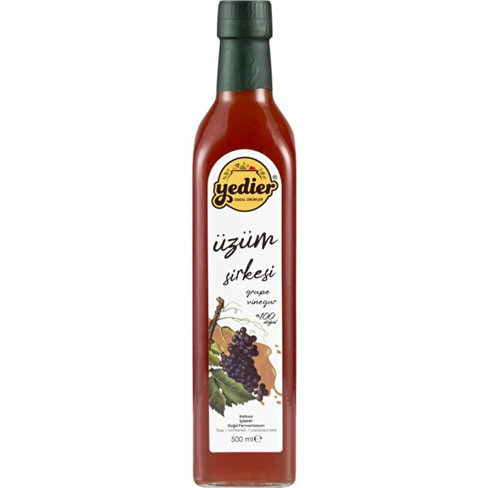 Yedier Üzüm Sirkesi 500 mL Sos Fiyatı