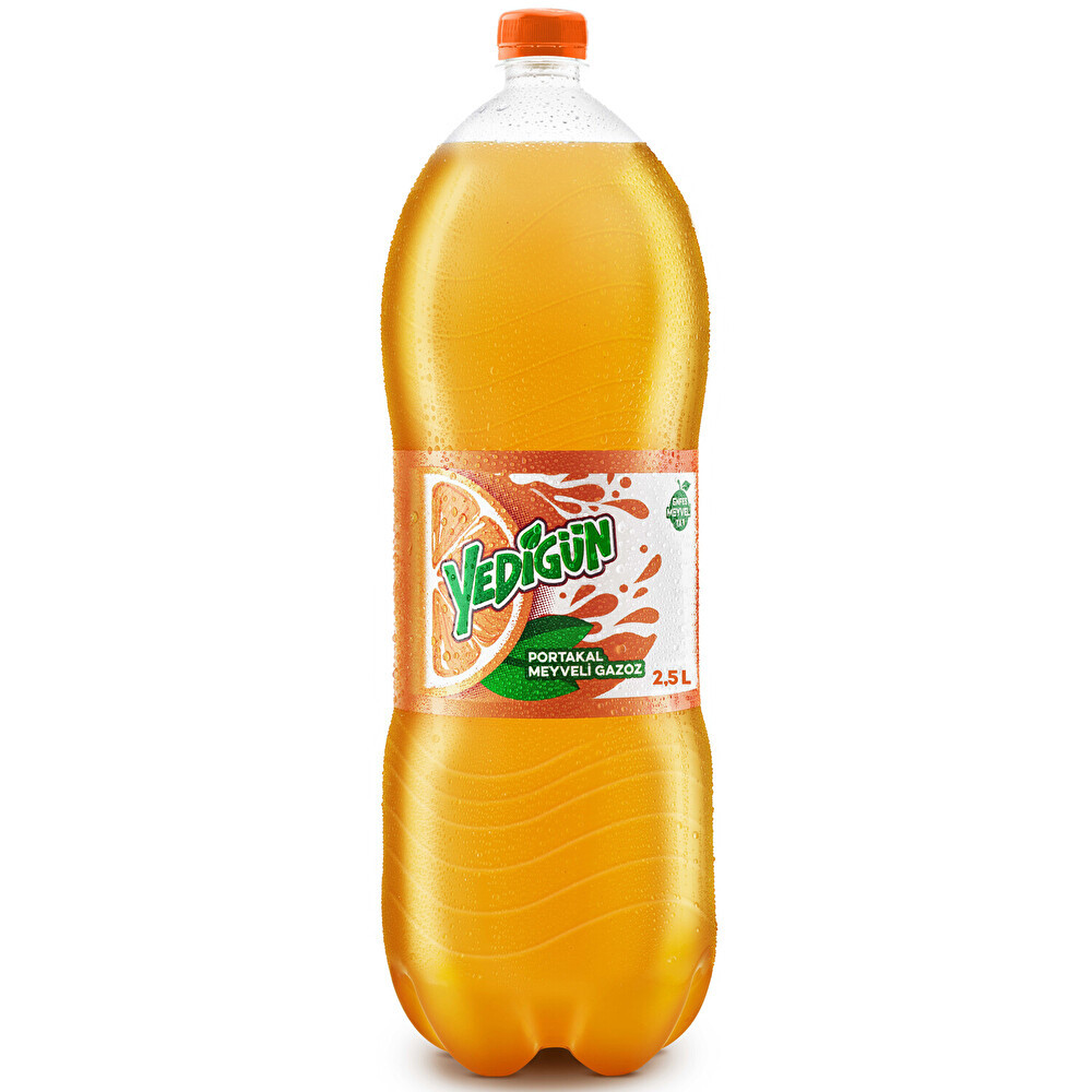 Yedigün Portakal Meyveli Gazoz Pet 2,5 Lt Gazlı İçecek Fiyatı