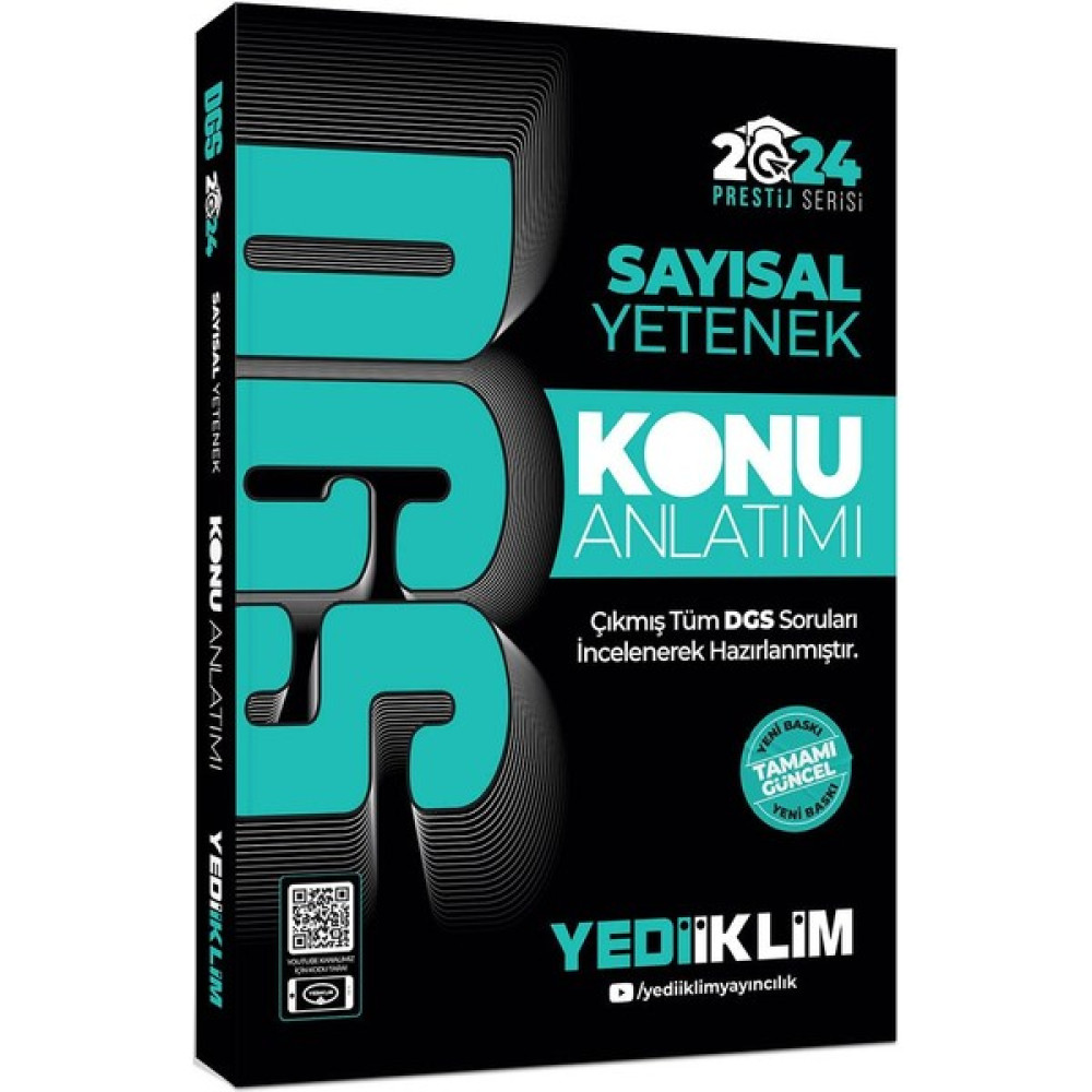 Yediiklim Yayınları 2024 Dgs Sayısal Yetenek Konu Anlatımı DGS Fiyatı