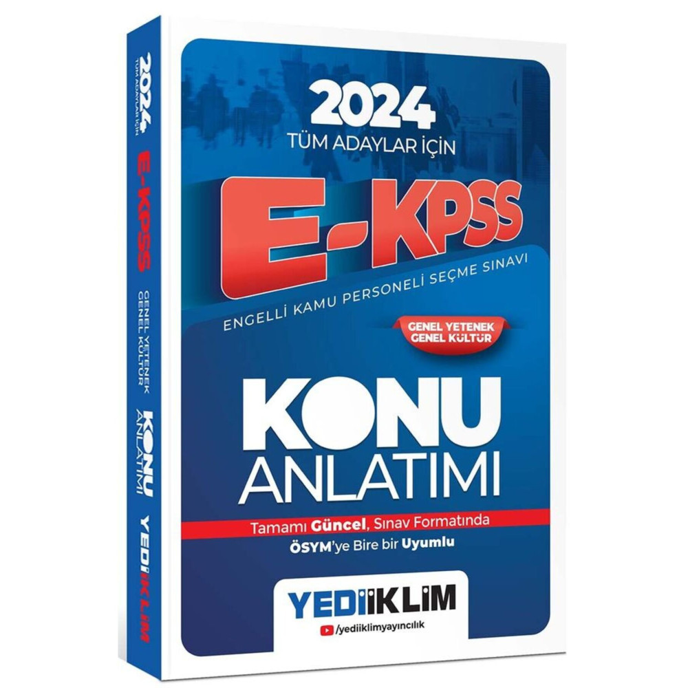 Yediiklim Yayınları 2024 Ekpss Tüm Adaylar Için Konu Anlatımı Ders Sınav Kitapları Fiyatı