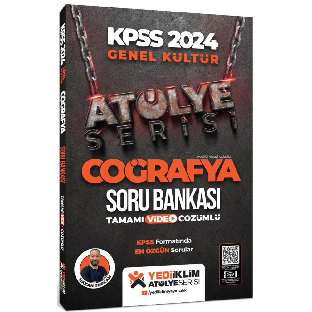 Yediiklim Yayınları 2024 Kpss Atölye Serisi Tamamı Video Çözümlü Coğrafya Soru Bankası Ders Sınav Kitapları Fiyatı