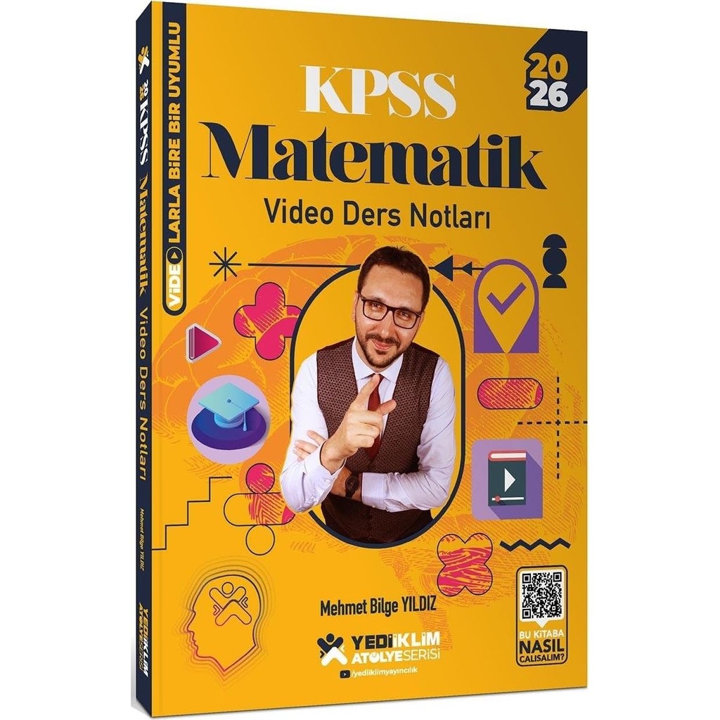 Yediiklim Yayınları 2026 KPSS Atölye Serisi Yetenek Matematik Video Ders Notları Ciltli Mehmet Bilge Yıldız - Option-1 Diğer Fiyatı
