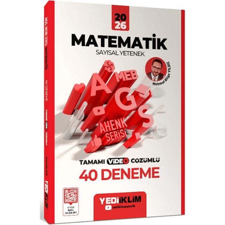 Yediiklim Yayınları 2026 MEB AGS Ahenk Serisi Matematik Sayısal Yetenek Testi Sınav Bilgisi Görevde Yükselme Sınavları Kitapları Fiyatı