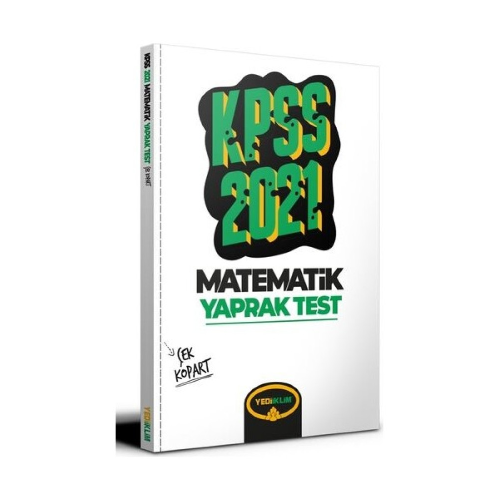 Yediiklim Yayınları Kpss 2021 Genel Yetenek Matematik Çek Kopart Yaprak Test Yaprak Testler Fiyatı