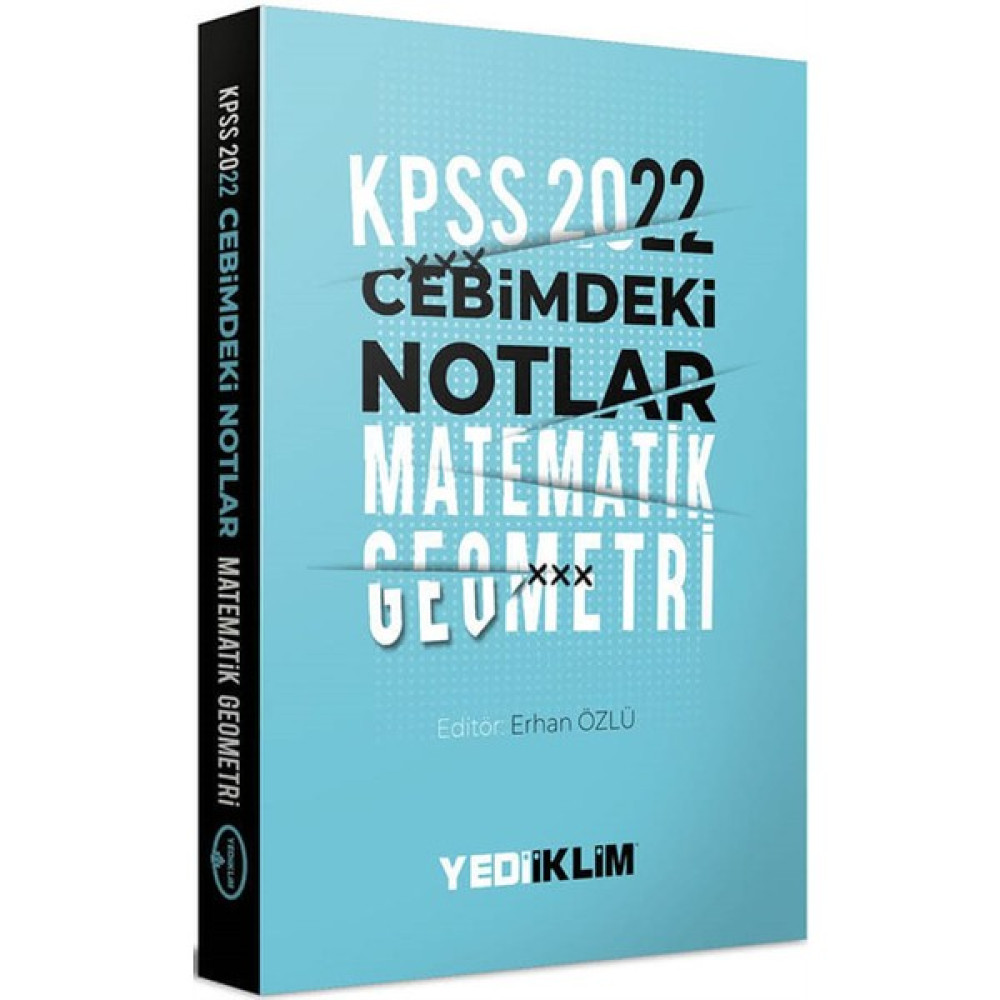 Yediiklim Yayınları KPSS 2022 Cebimdeki Notlar Matematik-Geometri Kitapçığı KPSS Fiyatı