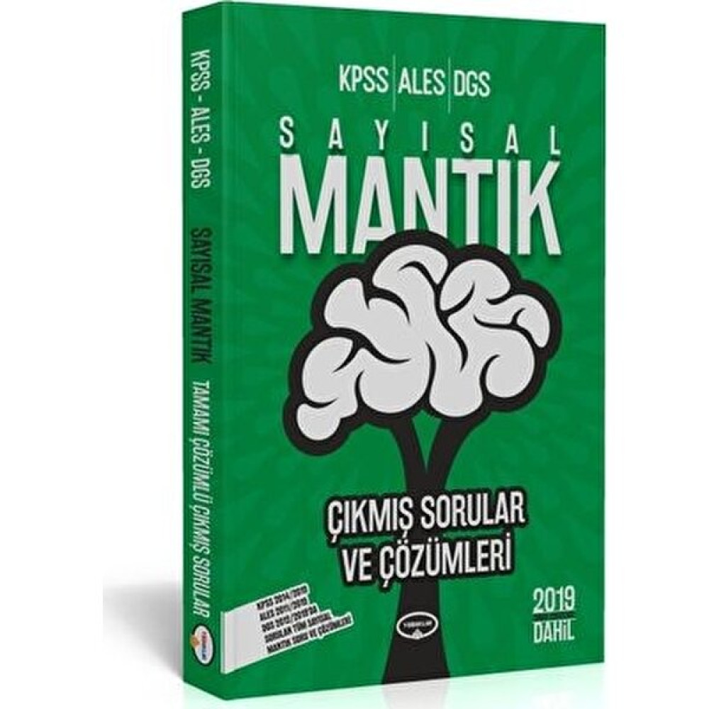Yediiklim Yayınları KPSS ALES DGS Sayısal Mantık Çıkmış Sorular Ve Çözümleri (2019 Dahil) ALES Fiyatı