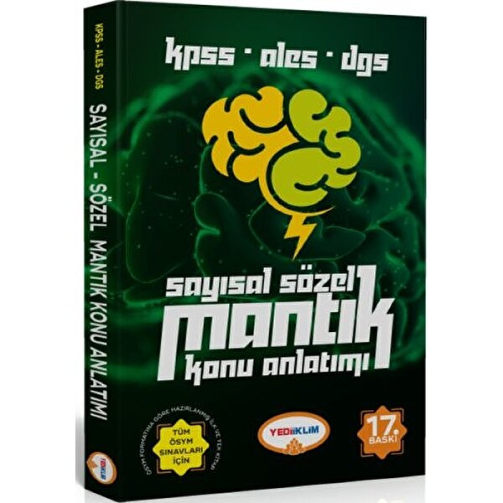 Yediiklim Yayınları KPSS ALES DGS Sayısal-Sözel Mantık Konu Anlatımlı ALES Fiyatı