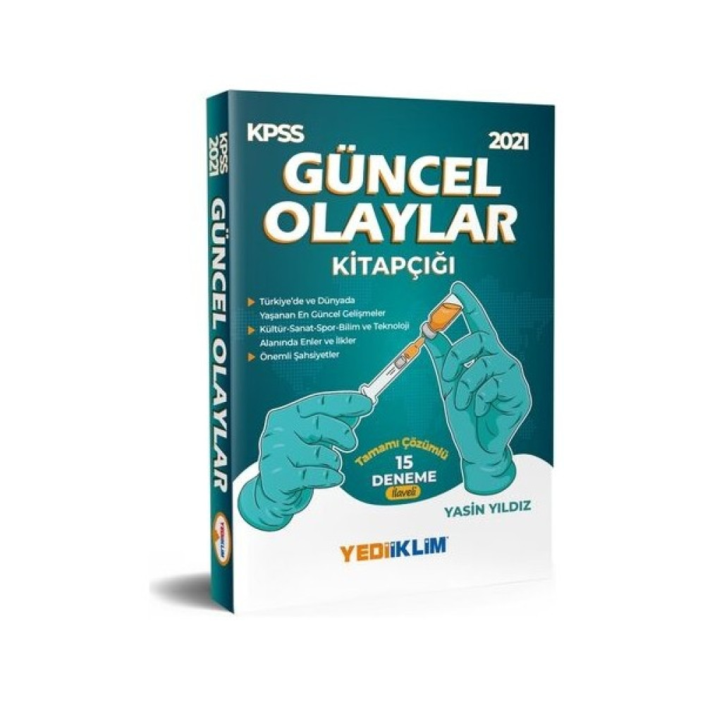 Yediiklim Yayınları Kpss Genel Kültür ve Güncel Olaylar Kitapçığı(15 Deneme Ilaveli) Kaynak Kitapları Fiyatı