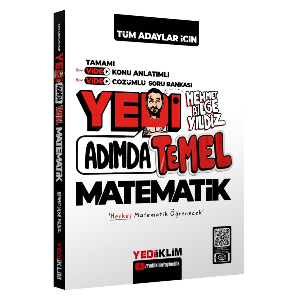 Yediiklim Yayınları Tüm Adaylar Için Yedi Adımda Temel Matematik Video Konu Anlatımlı Video Çözümlü Ders Sınav Kitapları Fiyatı