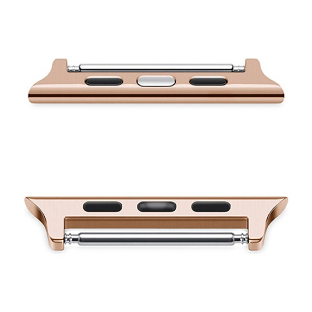 Yediseven Apple Watch Uyumlu 38 40 41 mm Metal Kordon Tokası Kayış Adaptörü Pimli 22MM - Rose Gold Giyilebilir Teknoloji Aksesuarları Fiyatı