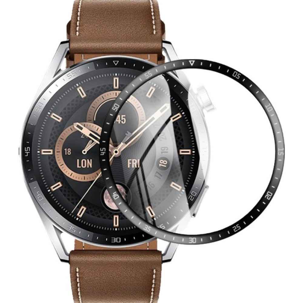 Yediseven Huawei Watch Gt 3 46MM Ekran Koruyucu 3D Kavisli Tam Kaplama Pmma - Siyah Giyilebilir Teknoloji Aksesuarları Fiyatı