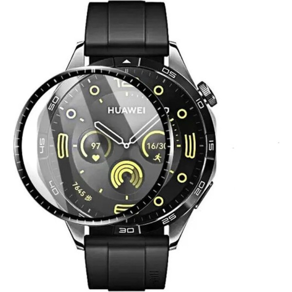 Yediseven Huawei Watch Gt4 46MM Ekran Koruyucu 3D Kavisli Full Kaplama Pmma - Siyah Giyilebilir Teknoloji Aksesuarları Fiyatı