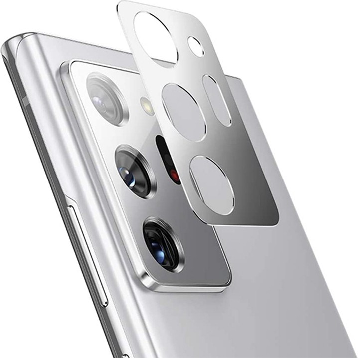 Yediseven Samsung Galaxy Note 20 Ultra 3D Metal Kamera Lens Koruyucu - Gümüş Cep Telefonu Fiyatı