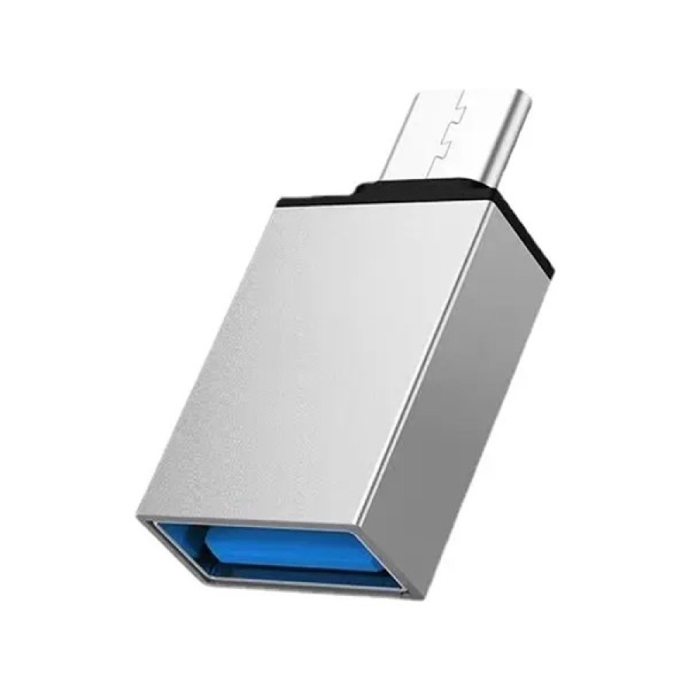 Yediseven Type C To USB 3.0 Otg Çevirici Veri Aktarım Macbook USB Flash Dönüştürücü Adaptör - Gümüş Bilgisayar Çevirici ve Adaptörü Fiyatı