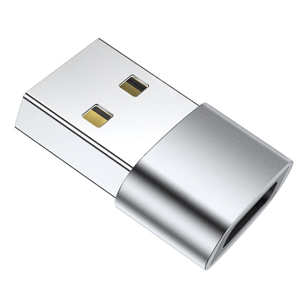Yediseven USB To Type-C Dişi Şarj ve Data Çevirici Dönüştürücü Adaptör Gümüş Bilgisayar Çevirici ve Adaptörü Fiyatı