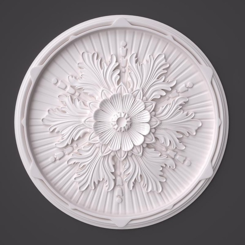 YEDİTEPEOSMANLI Linda Desenli Strafor Tavan Lamba Göbeği - 50 cm Boya Malzemeleri Fiyatı