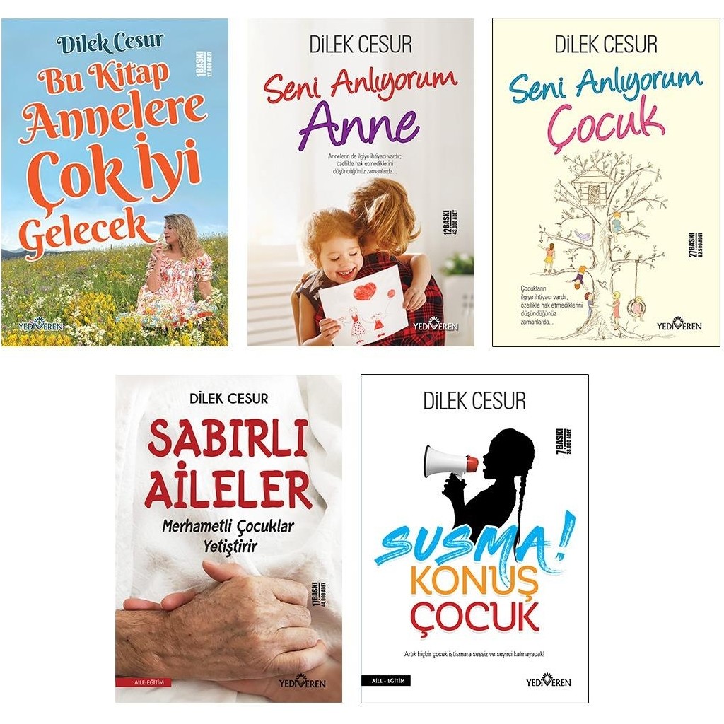 Yediveren Yayınları Dilek Cesur Seti 5 Kitap Ebeveynler İçin Çocuk Eğitim Rehberi Diğer Fiyatı