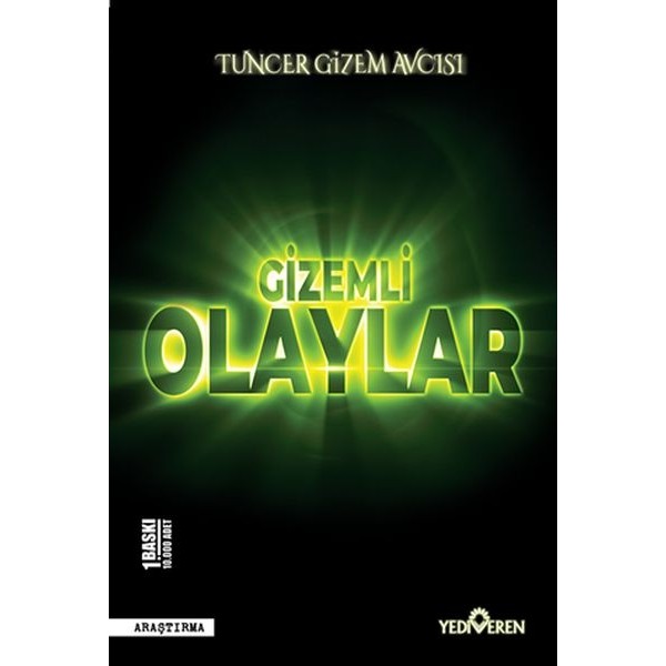 Yediveren Yayınları Gizemlı Olaylar - Tuncer Gizem Avcısı - Diğer Fiyatı