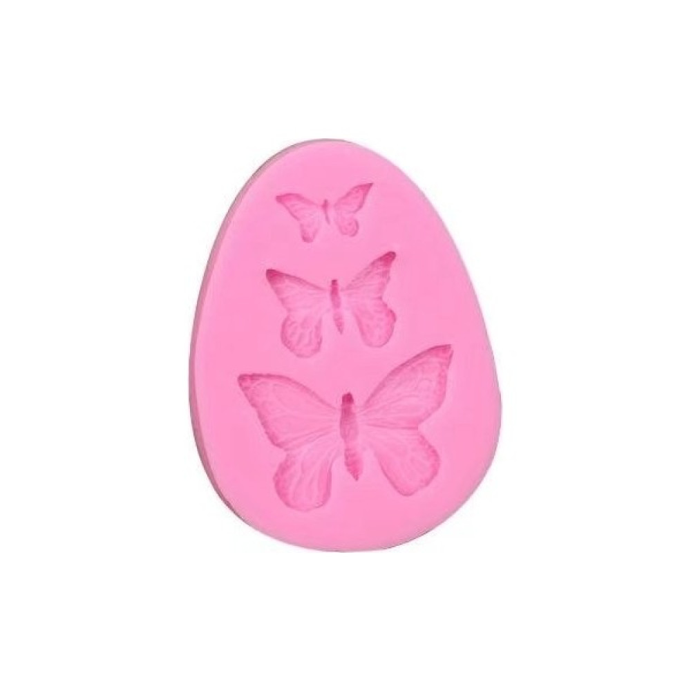 YeDuo Kelebek Kalıp Silikon Pişirme Aksesuarları 3D Dıy Şeker El Sanatları Çikolata Kesici Kalıp Fondan Kek Dekorasyon Aracı (Yurt Dışından) - Pembe Kek Kalıpları Fiyatı