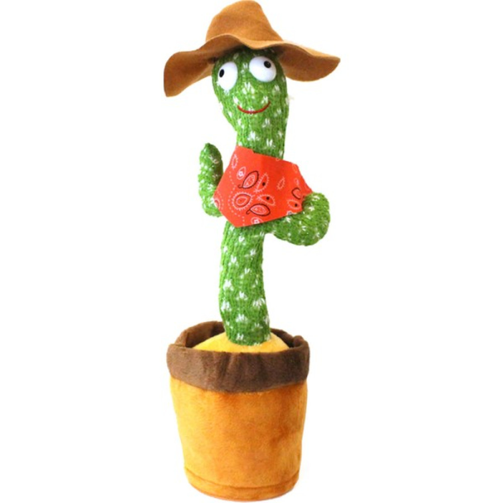 Yeelock Kaktüs USB Şarjlı Ses Taklidi Yapan Işıklı Konuşan Dans Eden Kaktüs - Yeşil - 30x15 cm Peluş Oyuncaklar Fiyatı