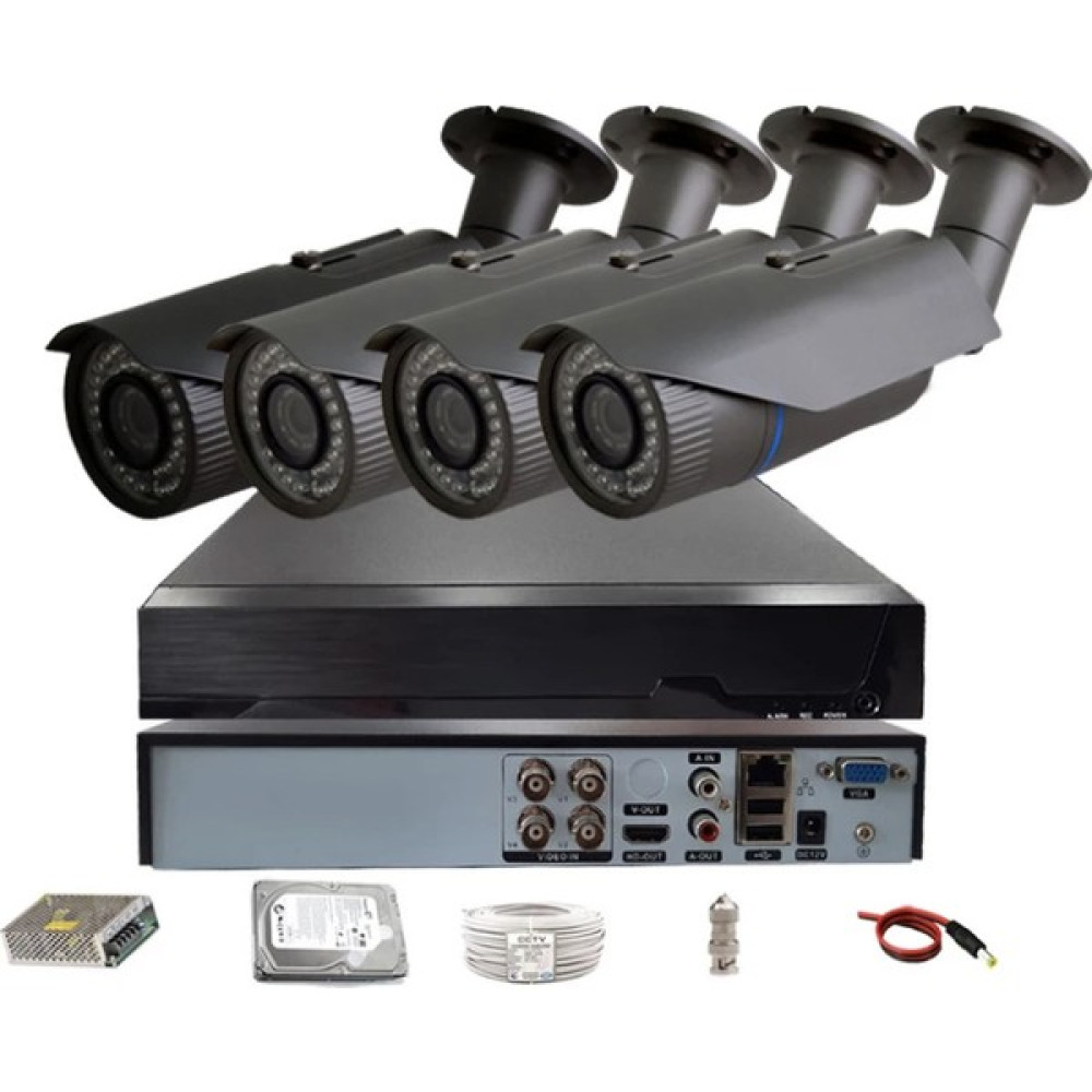 Yegcam 4'lü 5MP Full Kamera Seti Güvenlik Kameraları Fiyatı