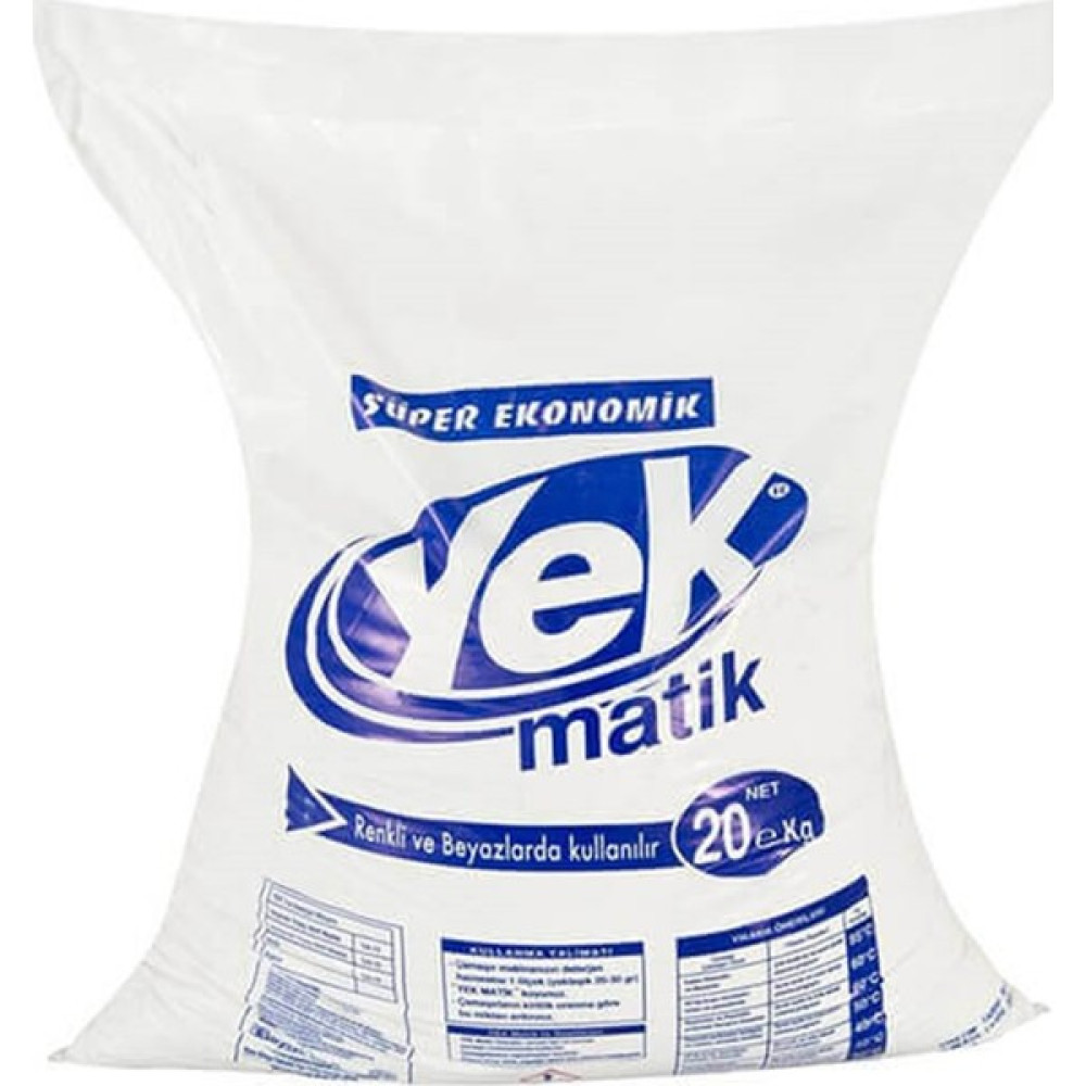 Yek Matik Toz Çamaşır Deterjanı 20 kg Çamaşır Deterjanı Fiyatı