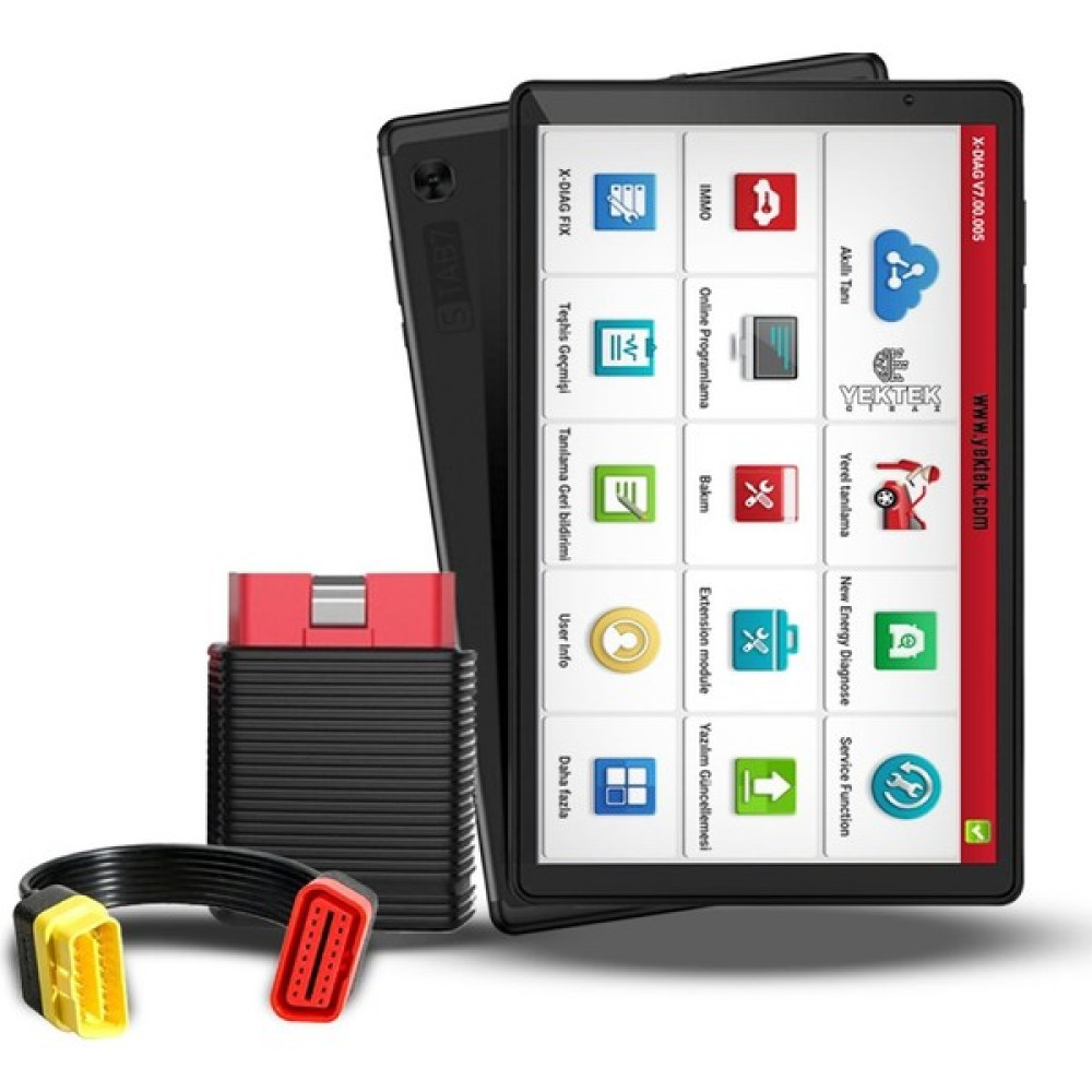 Yek Türkçe Launch Ediag Oto Arıza Tespit Cihazı Online 10.1 Inch Vorcom S Tab7 3 GB Ram 64 GB Kapasite Oto El Aletleri Fiyatı