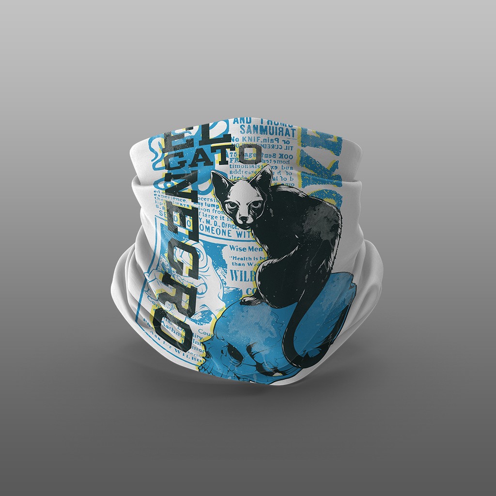 Yeles El Cato Motorcu Buff Maske Outdoor Boyunluk Unisex Bandana - Beyaz - Mavi - 40 Motorsiklet Sürücüsü Giyim & Ayakkabı Fiyatı