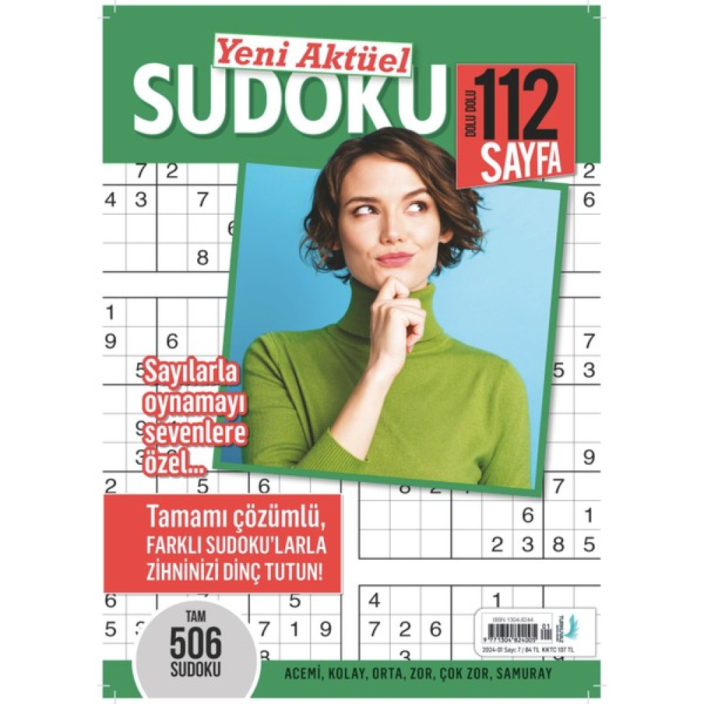 Yeni Aktüel Sudoku Bulmaca 1. Sayı 2024 Puzzle & Aksesuarları Fiyatı