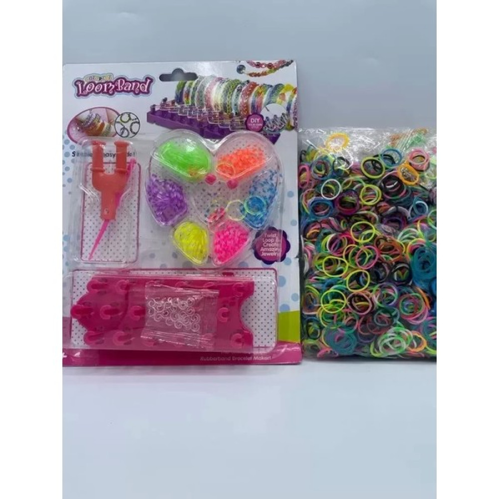 Yeni Geldi Rengarenk Bileklik Yapma Seti Rainbow Loom Bands +3500 Adet Yedek Lastik Eğitici Oyuncak Fiyatı