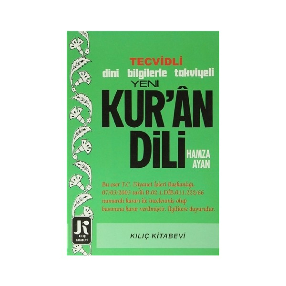 Yeni Kur'an Dili - Hamza Ayan İnceleme Kitapları Fiyatı
