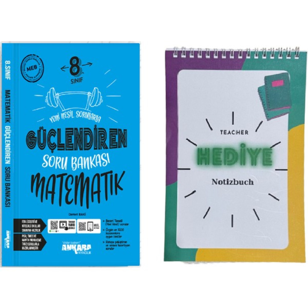 Yeni Müf. 2024 8.sınıf Matematik Güçlendiren Soru Bankası Yeni Nesil Matematik Fiyatı