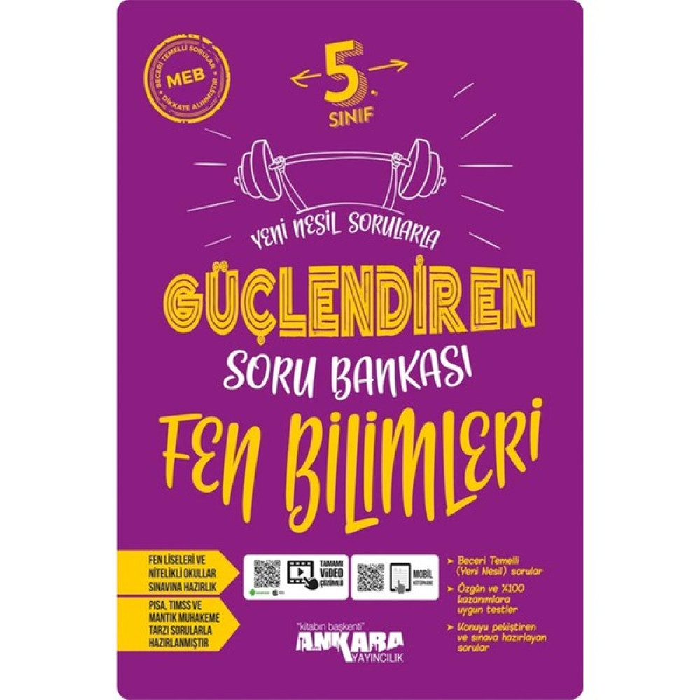 Yeni Müf. 5.sınıf Fen Bilimleri Yeni Nesil Sorularla Güçlendiren Soru Bankası Matematik Fiyatı