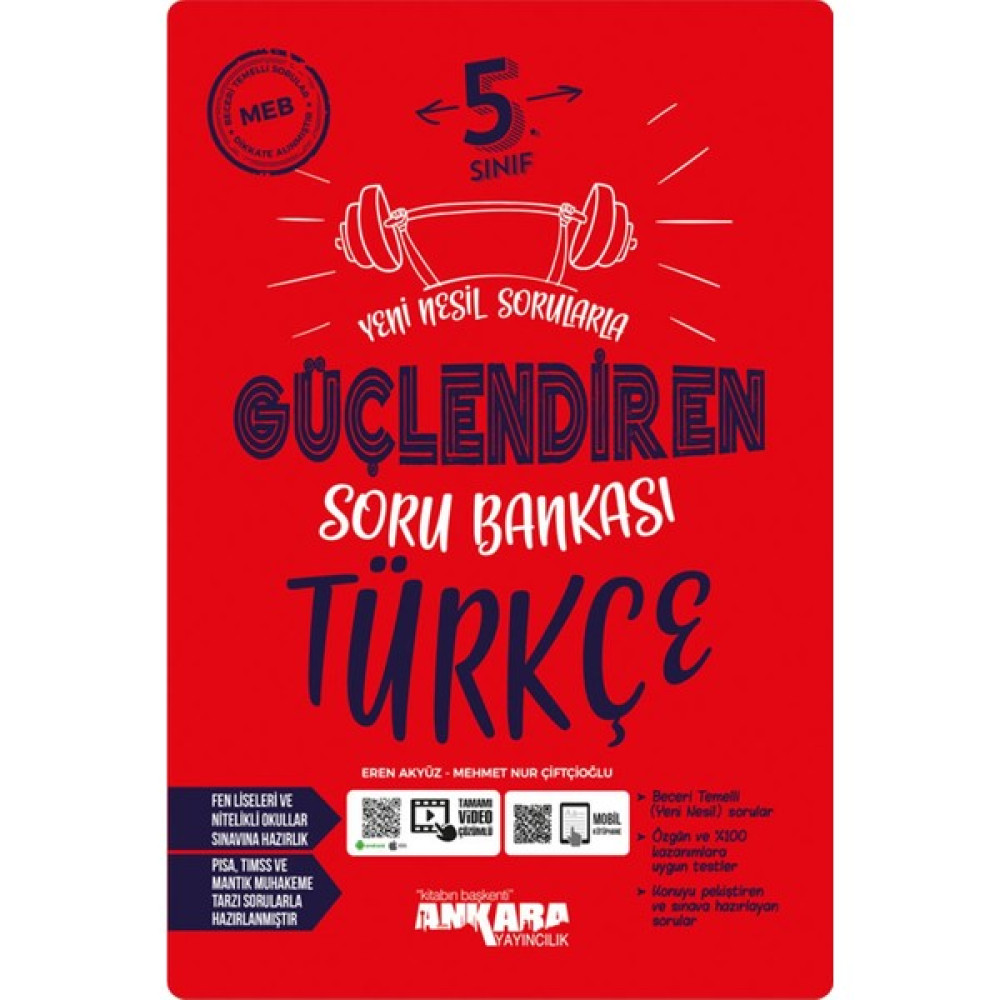 Yeni Müf. 5.sınıf Türkçe Yeni Nesil Sorularla Güçlendiren Soru Bankası Türkçe Fiyatı