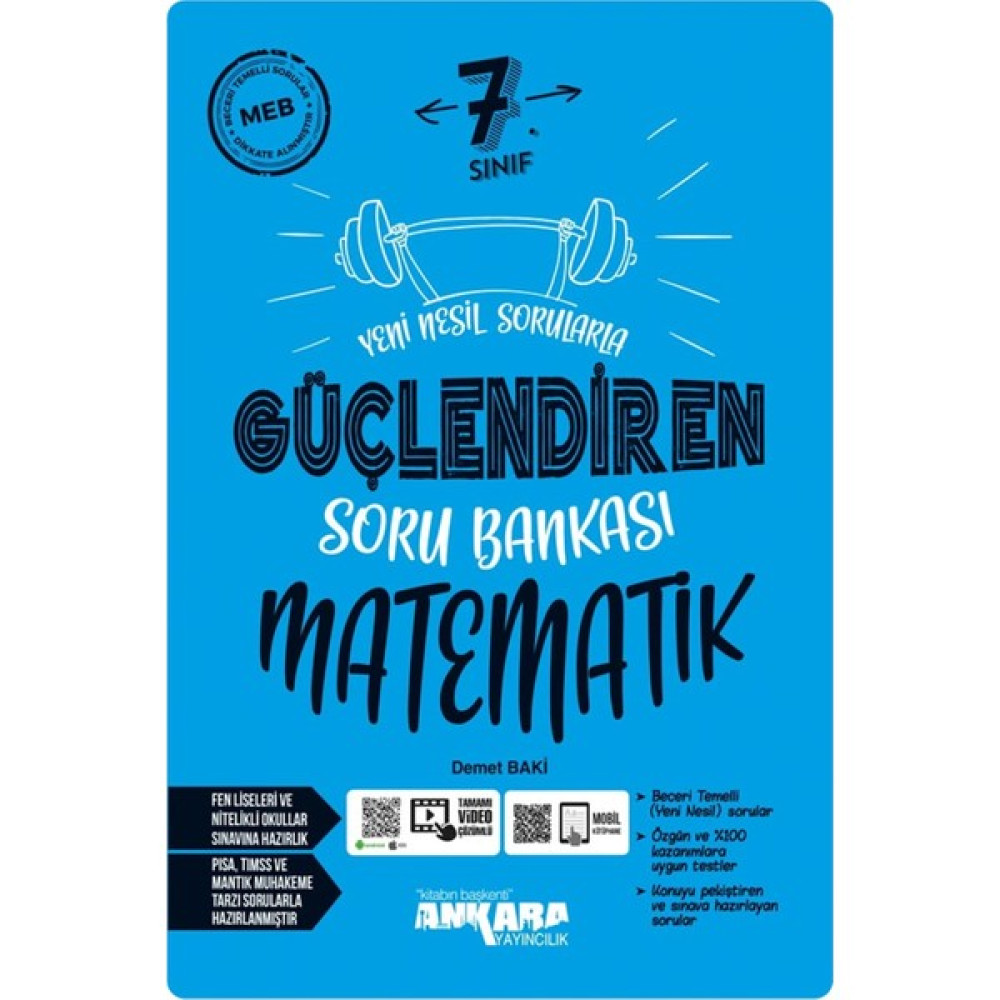 Yeni Müf. 7.sınıf Matematik Yeni Nesil Sorularla Güçlendiren Soru Bankası Matematik Fiyatı