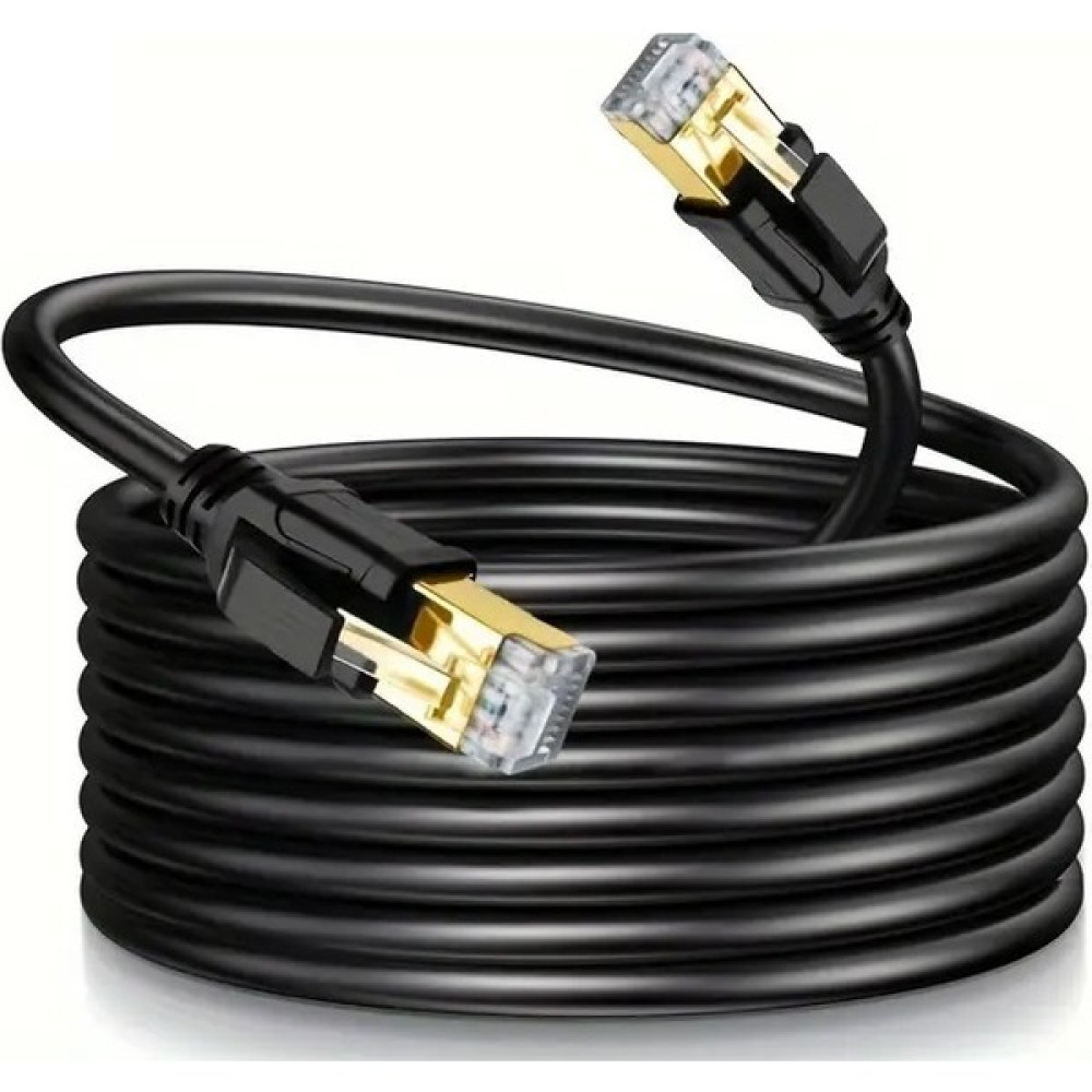 Yeni Nesil RJ45 Kablo CAT7U/FTP Patch Altın Kaplama Korumalı Yüksek Hızlı 10GB/SN Ağ Lan Ethernet Kablosu 10 Metre Oto Boyaları Fiyatı