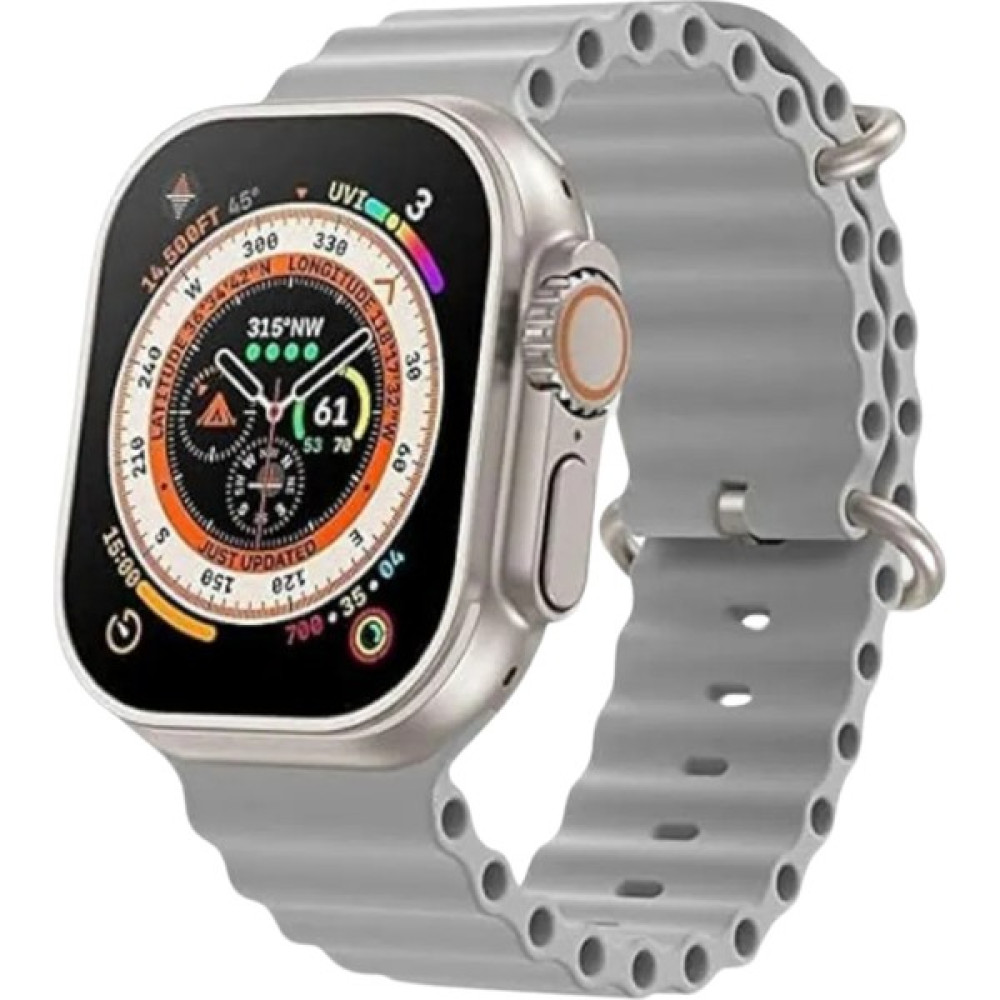 Yeni Nesil Watch 8 Ultra 4 Kordonlu Spor ve Sağlık Sensörlü Ios Android Bluetooth T20 Akıllı Saat - Gri Oto Boyaları Fiyatı