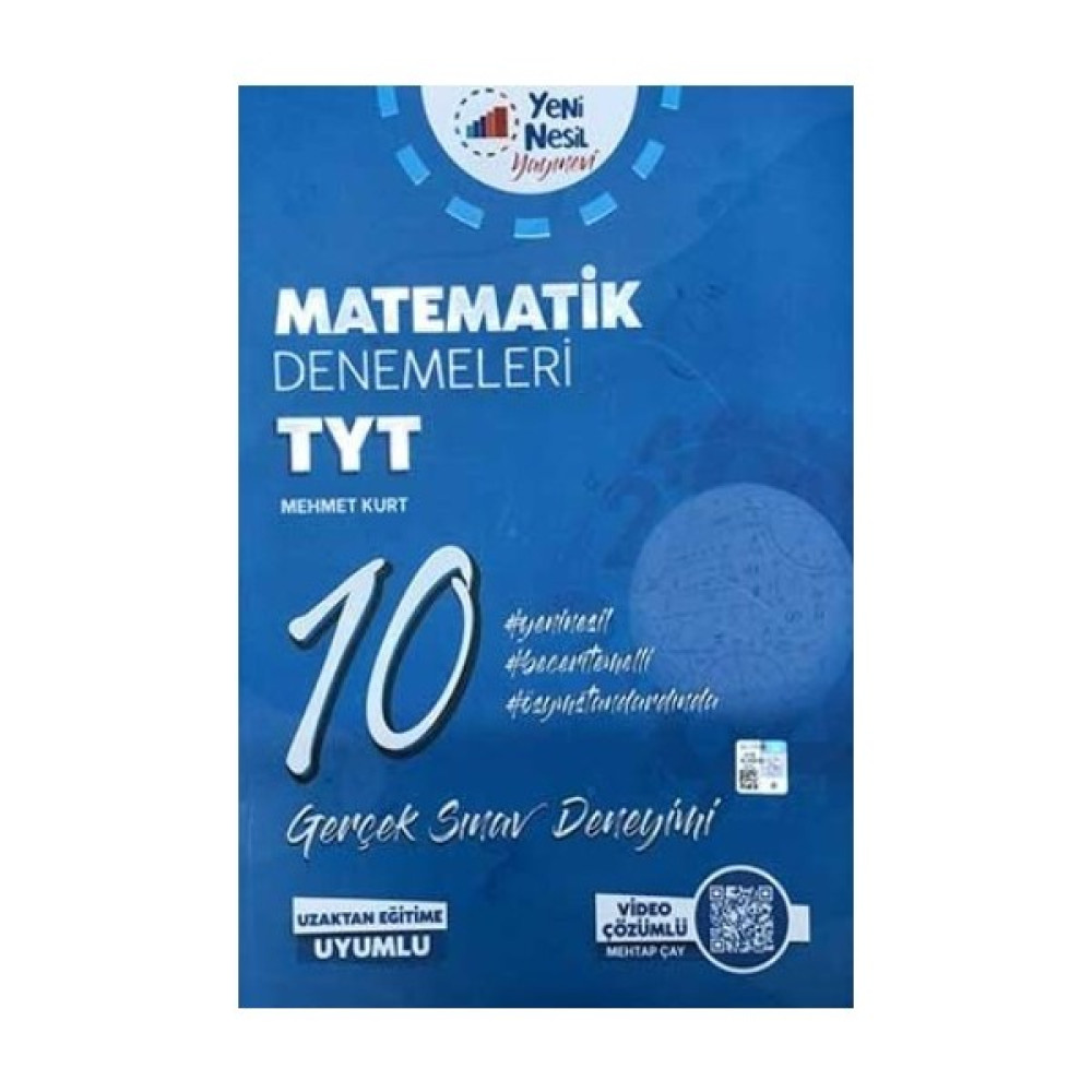 Yeni Nesil Yayınları YKS TYT Matematik 10 Deneme Sınavı Temel Yeterlilik Testi (TYT) Fiyatı