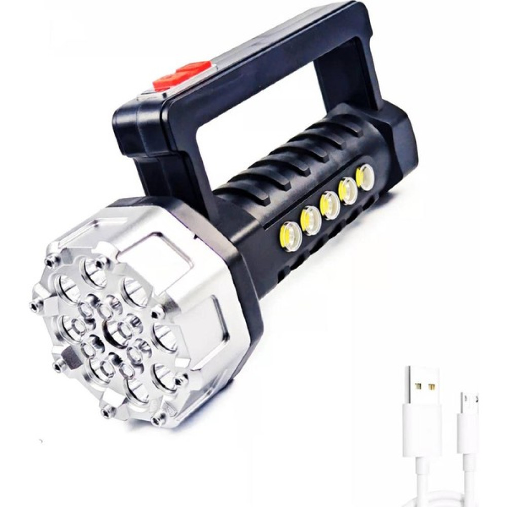 Yeni RC-3030ULTRA Güçlü El Feneri Şarjli 17LED+5COB LED 2023 3030RC El Feneri Fiyatı