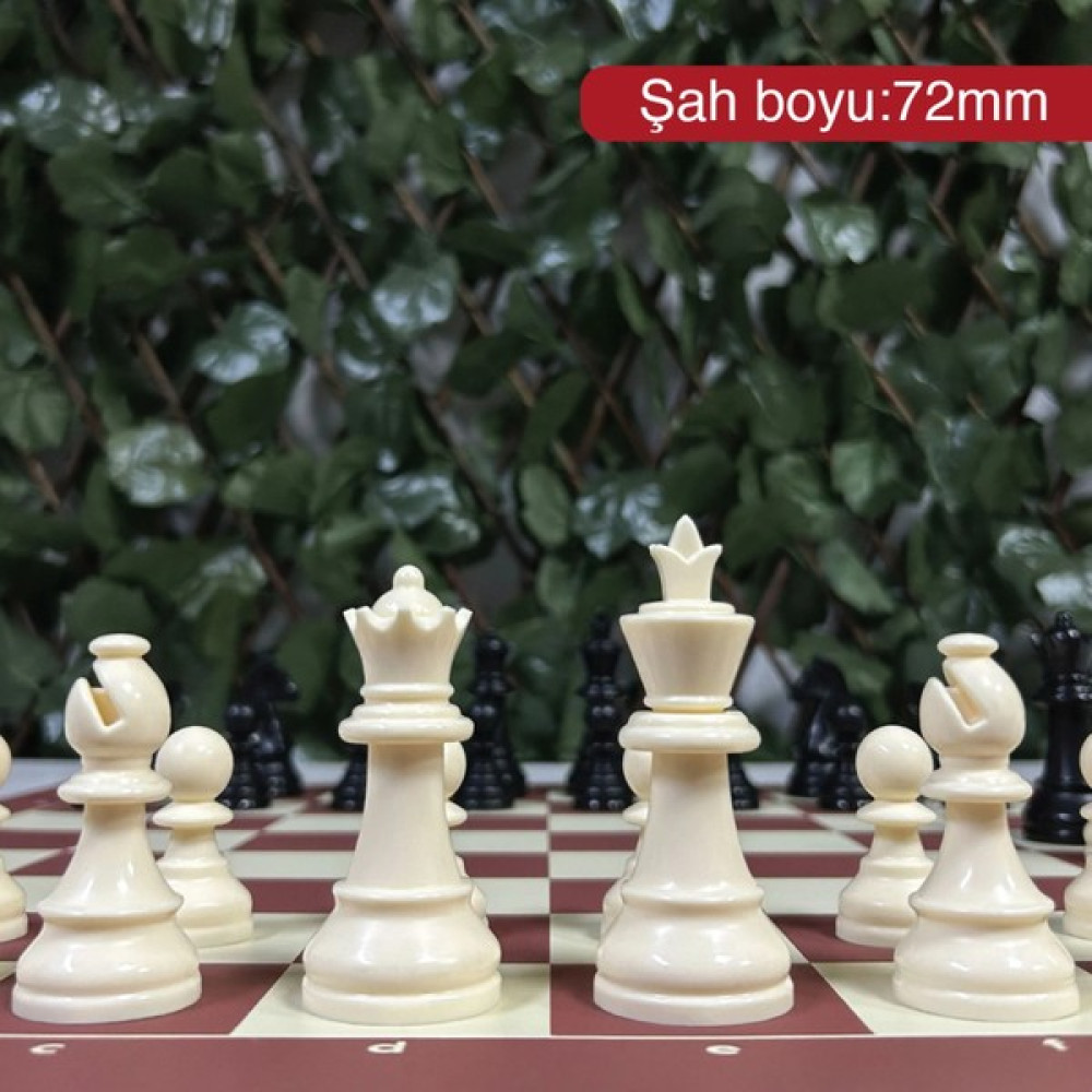 Yeni Satranç Profesyonel Satranç Taşları (72MM - 300GR) Satranç Fiyatı