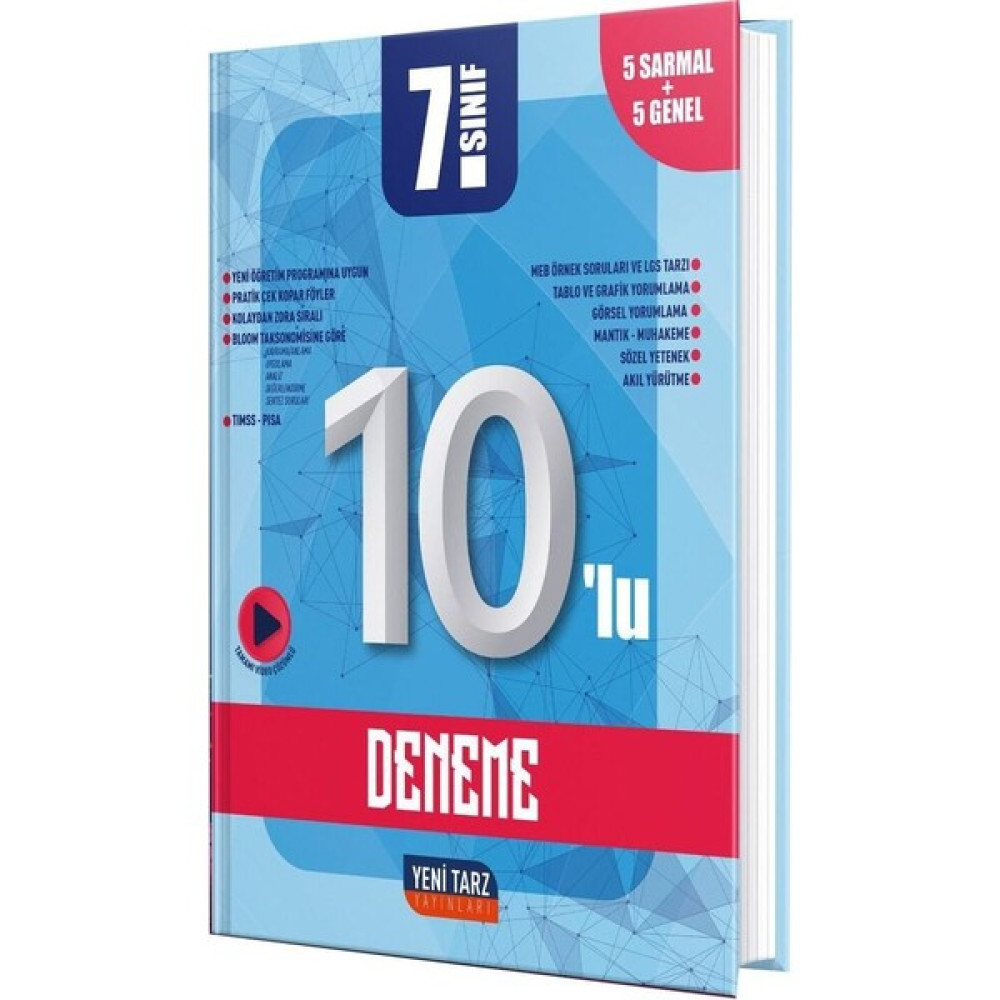 Yeni Tarz 7. Sınıf 10 Lu Deneme Kaynak Kitapları Fiyatı